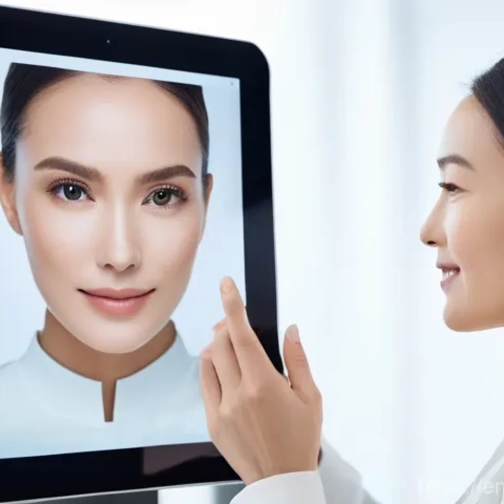 뷰티컨설턴트 학습 활동 공유 - **AI Skin Analysis Consultation:**
    "A professional, female beauty consultant in her early 30s, w...