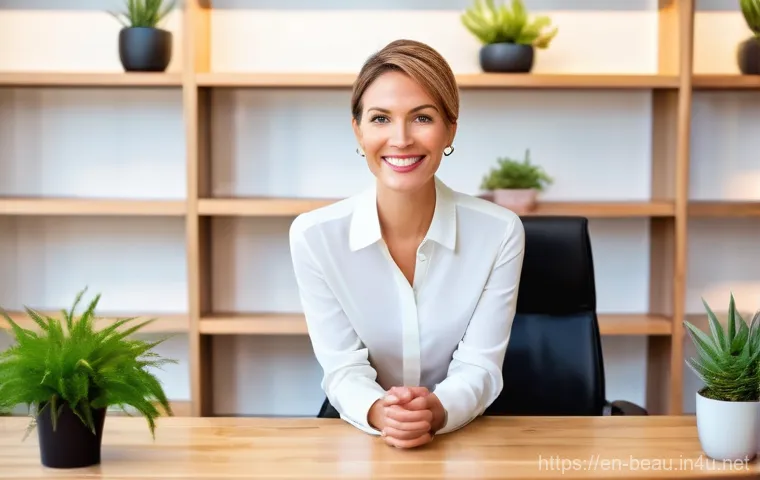 뷰티컨설턴트 직업 윤리 가이드 - **Prompt 1: Building Authentic Connections and Trust**
    "A professional female beauty consultant,...